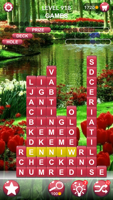 Emulate iPhone app Word Tiles - Word Puzzles using MyAndroid