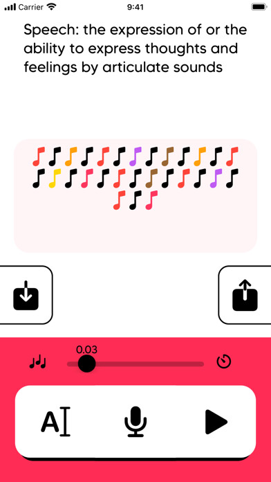 Emulate iPhone app Word Types - Create Music using MyAndroid Emulate iPhone app Word Types - Create Music using MyAndroid