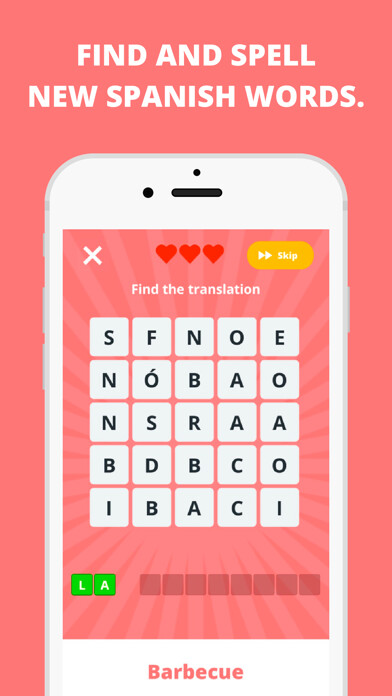 Emulate iPhone app WordUp! The Spanish Word Game using MyAndroid Emulate iPhone app WordUp! The Spanish Word Game using MyAndroid