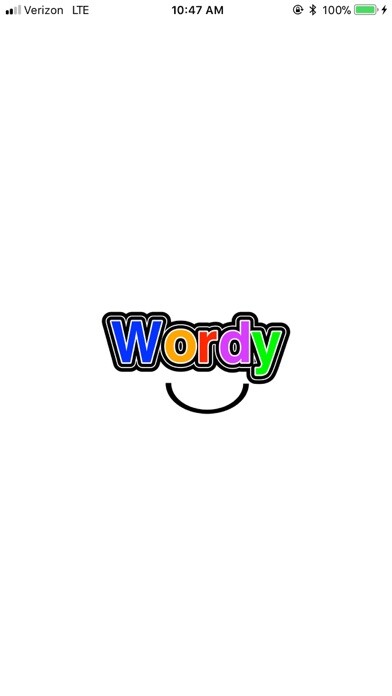Emulate iPhone app Wordy App - Total Vocabulary using MyAndroid