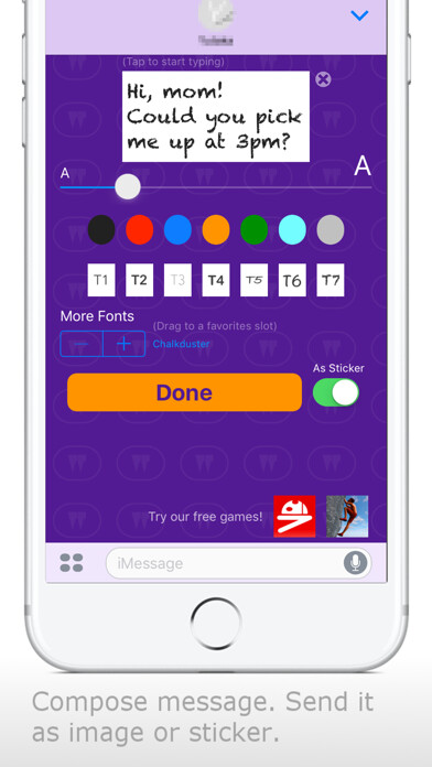 Emulate iPhone app Wordy Extension: A Messages Extension using MyAndroid Emulate iPhone app Wordy Extension: A Messages Extension using MyAndroid