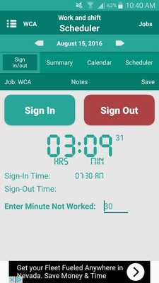 Emulate Android APK Work and Shift Scheduler, WSS Emulate Android APK Work and Shift Scheduler, WSS