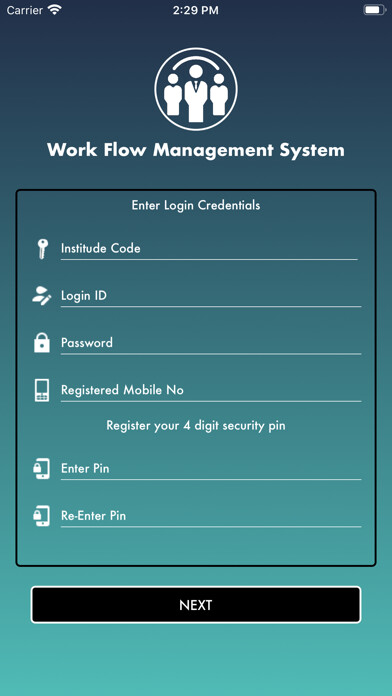 Emulate iPhone app Work Flow Management System using MyAndroid Emulate iPhone app Work Flow Management System using MyAndroid