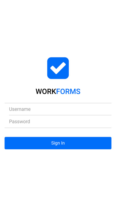 Emulate iPhone app WorkForms - Go Paperless using MyAndroid