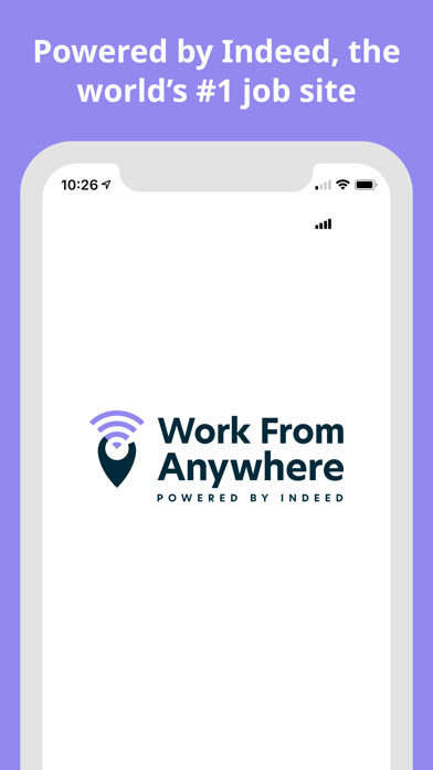 Emulate iPhone app Work From Anywhere Job Search using MyAndroid