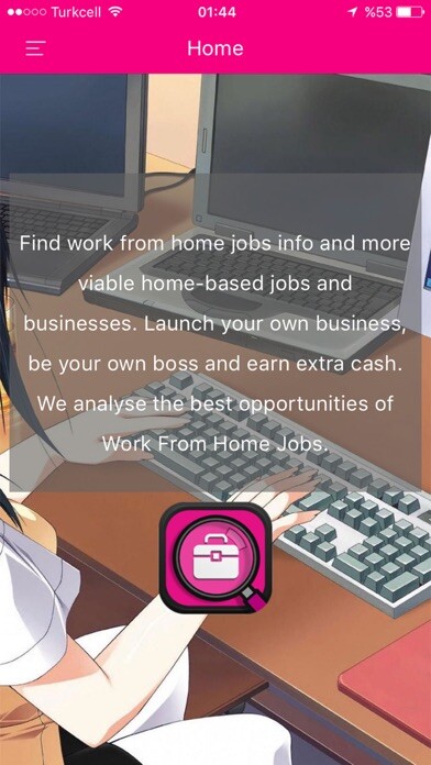 Emulate iPhone app Work From Home Adviser: Job, Employment Home Based using MyAndroid Emulate iPhone app Work From Home Adviser: Job, Employment Home Based using MyAndroid
