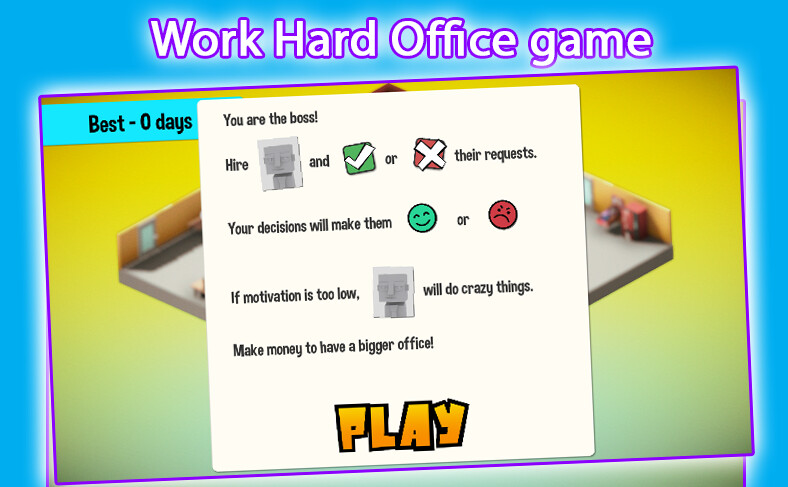 Emulate Work Hard Office Game from MyAndroid or run Work Hard Office Game using MyAndroid