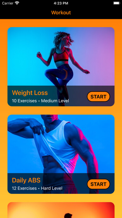 Emulate iPhone app Workout: 7 Minute Plans using MyAndroid Emulate iPhone app Workout: 7 Minute Plans using MyAndroid