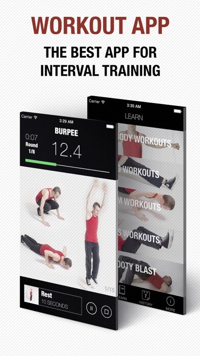 Emulate iPhone app Workout app - instructor for interval wod and hiit training using MyAndroid Emulate iPhone app Workout app - instructor for interval wod and hiit training using MyAndroid