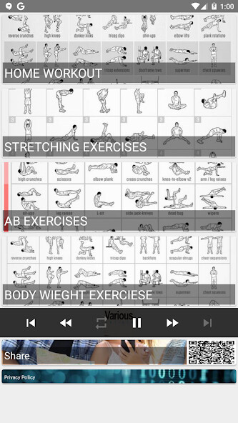 Run android online APK WORKOUT AT HOME WITHOUT EQUIPMENT from MyAndroid or emulate WORKOUT AT HOME WITHOUT EQUIPMENT using MyAndroid