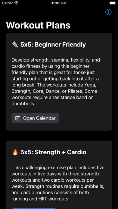 Emulate iPhone app Workout Calendars for Fitness+ using MyAndroid Emulate iPhone app Workout Calendars for Fitness+ using MyAndroid