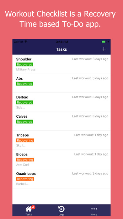 Emulate iPhone app Workout Checklist using MyAndroid Emulate iPhone app Workout Checklist using MyAndroid