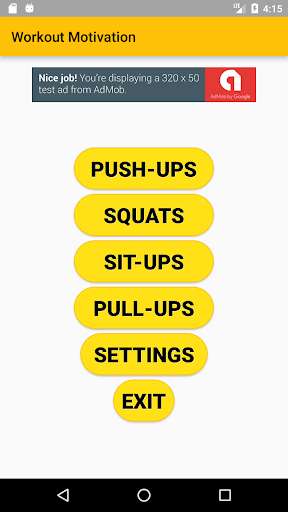 Emulate Android APK Workout Motivation Coaching