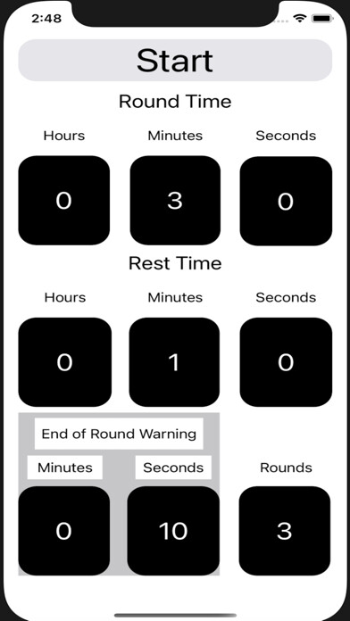 Emulate iPhone app Work Out Round Timer using MyAndroid Emulate iPhone app Work Out Round Timer using MyAndroid