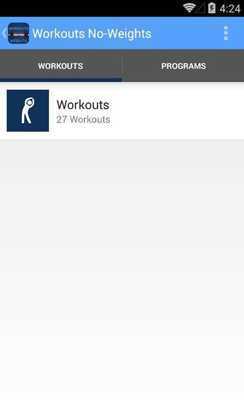 Emulate Android APK Workouts No-Weights