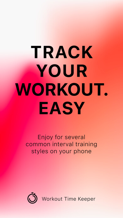 Emulate iPhone app Workout Time Keeper using MyAndroid