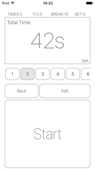 Emulate iPhone app Work out training Counter using MyAndroid Emulate iPhone app Work out training Counter using MyAndroid