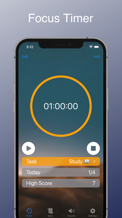 Emulate iPhone app Work Rhythm - Time Management using MyAndroid Emulate iPhone app Work Rhythm - Time Management using MyAndroid