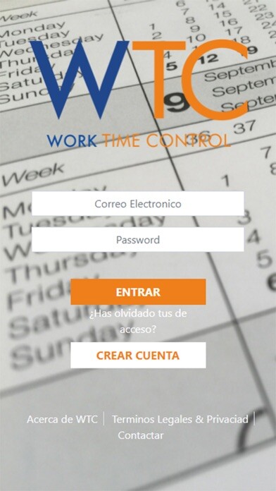 Emulate iPhone app Work Time Control using MyAndroid Emulate iPhone app Work Time Control using MyAndroid