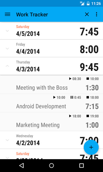 Run android online APK Work Tracker from MyAndroid or emulate Work Tracker using MyAndroid