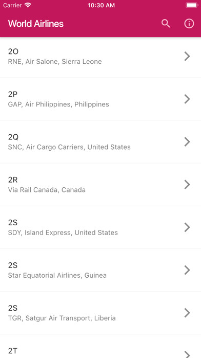 Emulate iPhone app WorldAirlines using MyAndroid