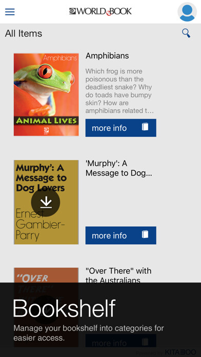 Emulate iPhone app World Book eBook using MyAndroid Emulate iPhone app World Book eBook using MyAndroid
