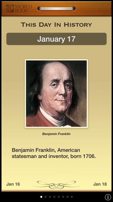 Emulate iPhone app World Book - This Day in History using MyAndroid Emulate iPhone app World Book - This Day in History using MyAndroid