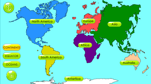 Run android online APK World Continents and Oceans from MyAndroid or emulate World Continents and Oceans using MyAndroid