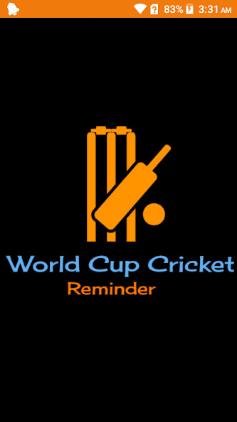 Run android online APK World Cup Cricket Reminder from MyAndroid or emulate World Cup Cricket Reminder using MyAndroid