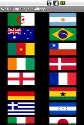 Emulate Android APK World Cup Flags Emulate Android APK World Cup Flags