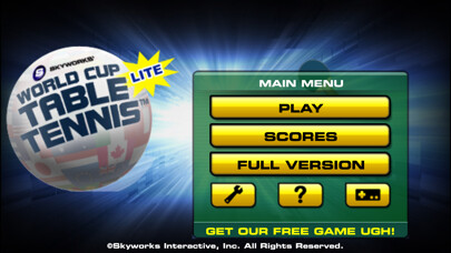 Emulate iPhone app World Cup Table Tennis™ Lite using MyAndroid
