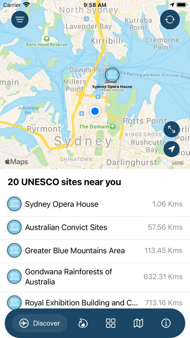 Emulate iPhone app World Discover using MyAndroid