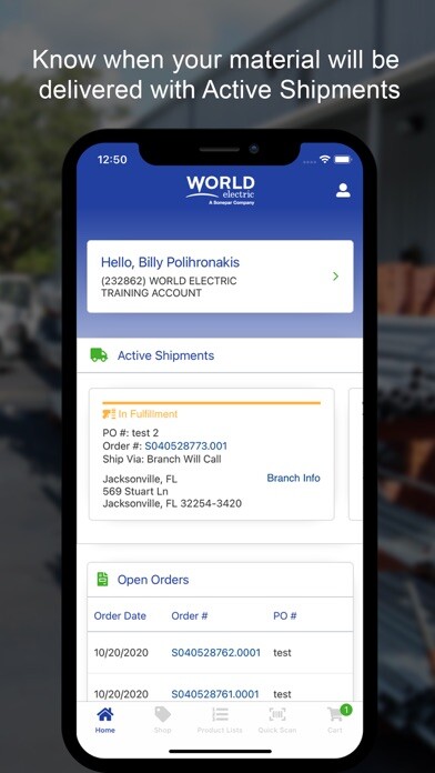 Emulate iPhone app World Electric Supply using MyAndroid Emulate iPhone app World Electric Supply using MyAndroid