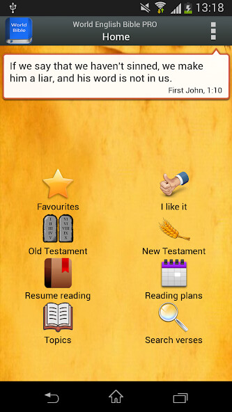 Run android online APK World English Bible PRO from MyAndroid or emulate World English Bible PRO using MyAndroid