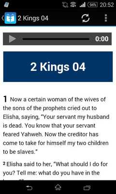 Emulate Android APK World English Bible with Audio