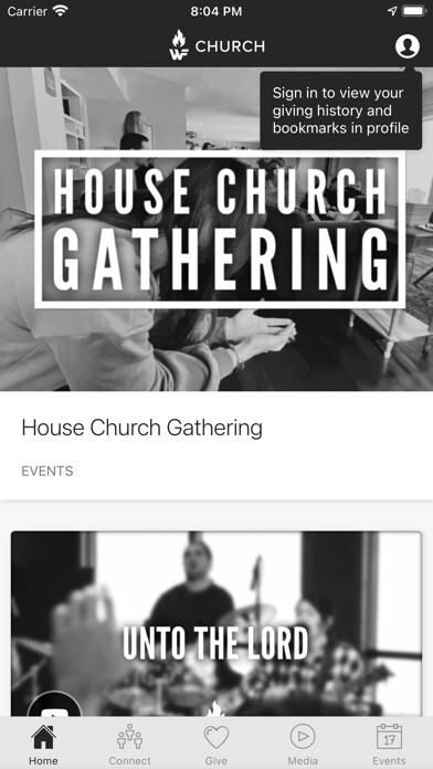 Emulate iPhone app WorldFire Church using MyAndroid