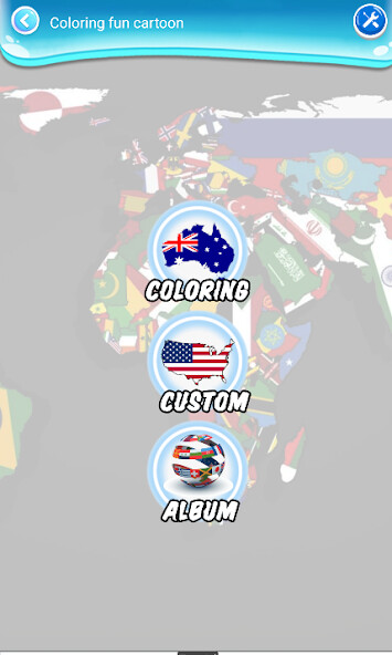 Run android online APK world flag coloring book from MyAndroid or emulate world flag coloring book using MyAndroid