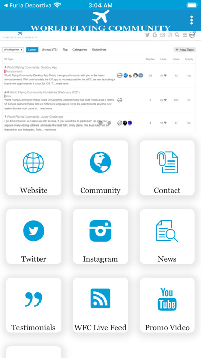 Emulate iPhone app World Flying Community using MyAndroid Emulate iPhone app World Flying Community using MyAndroid