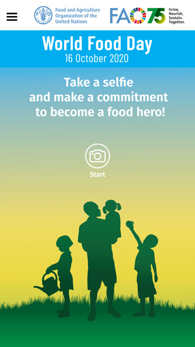 Emulate iPhone app World Food Day photowall using MyAndroid Emulate iPhone app World Food Day photowall using MyAndroid