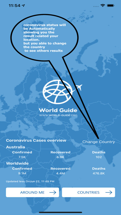 Emulate iPhone app World Guide - Guide to World using MyAndroid Emulate iPhone app World Guide - Guide to World using MyAndroid