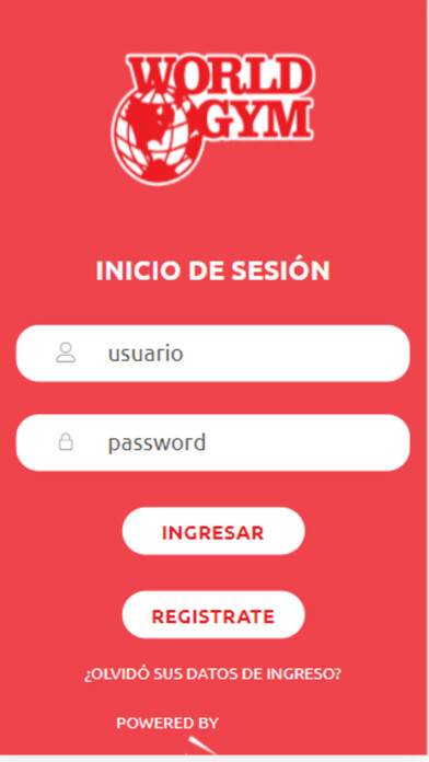 Emulate iPhone app World GYM Costa Rica using MyAndroid Emulate iPhone app World GYM Costa Rica using MyAndroid
