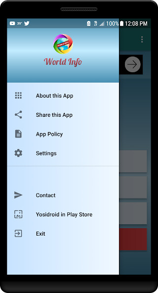 Emulate Android APK World Info