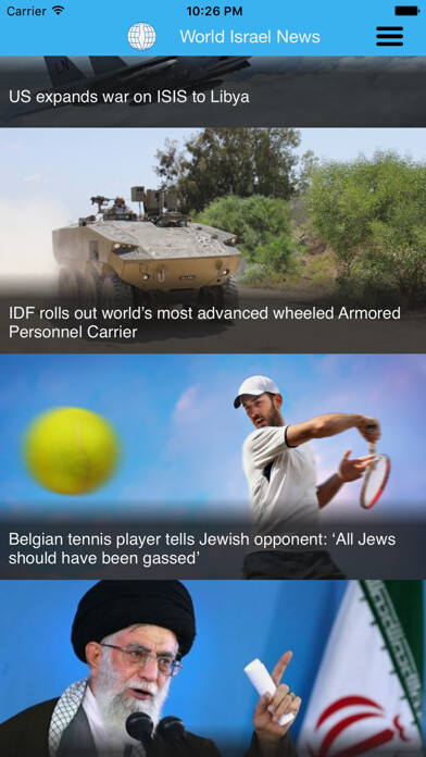 Emulate iPhone app World Israel News using MyAndroid Emulate iPhone app World Israel News using MyAndroid