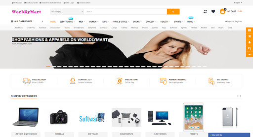 Run android online APK Worldly Mart - World Biggest Online Shopping Store from MyAndroid or emulate Worldly Mart - World Biggest Online Shopping Store using MyAndroid