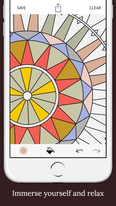 Emulate iPhone app World Mandalas: Colouring for Mindfulness using MyAndroid Emulate iPhone app World Mandalas: Colouring for Mindfulness using MyAndroid