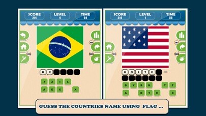 Emulate iPhone app World Nation Flag Logo Quiz using MyAndroid Emulate iPhone app World Nation Flag Logo Quiz using MyAndroid
