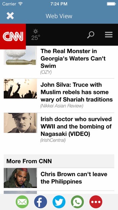 Emulate iPhone app World News - Latest Headlines using MyAndroid Emulate iPhone app World News - Latest Headlines using MyAndroid