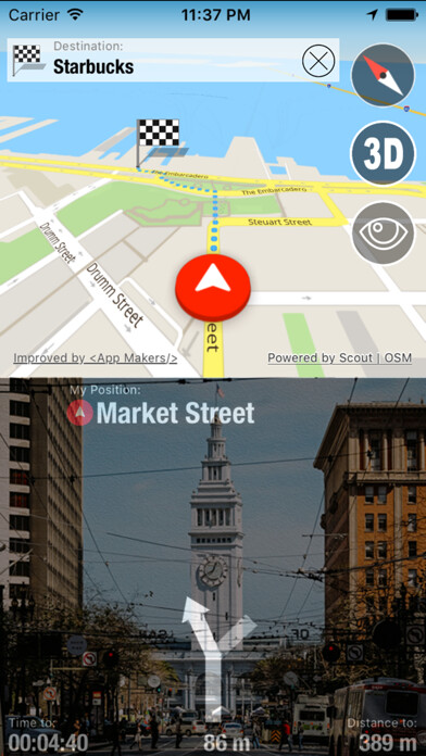 Emulate iPhone app World Offline Maps + Voice Navigator and Video Dash Cam using MyAndroid Emulate iPhone app World Offline Maps + Voice Navigator and Video Dash Cam using MyAndroid