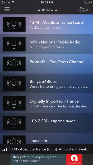 Emulate iPhone app World of Radio using MyAndroid Emulate iPhone app World of Radio using MyAndroid