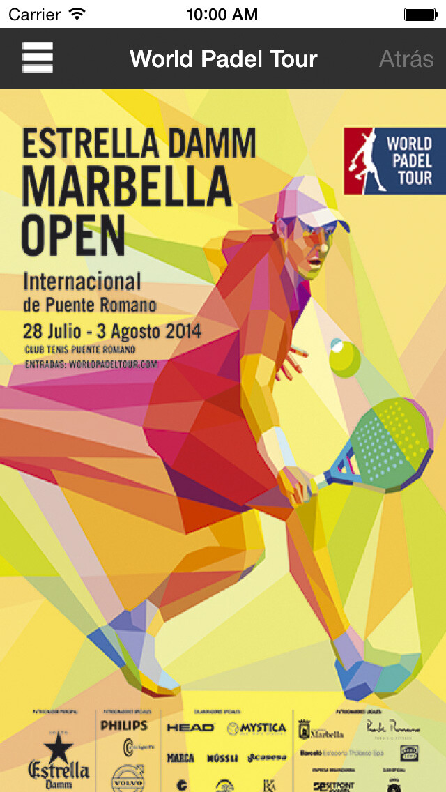 Emulate iPhone app World Padel Tour using MyAndroid Emulate iPhone app World Padel Tour using MyAndroid